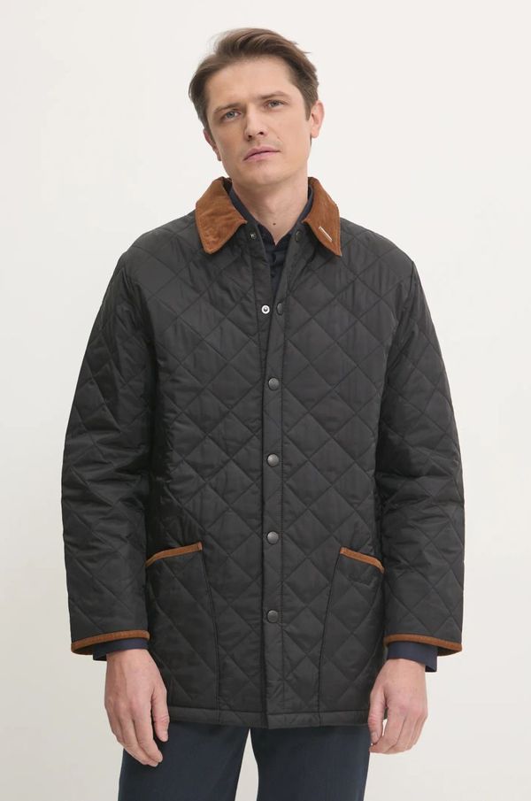 Barbour Jakna Barbour 30th Anniversary Liddesdale Quilted Jacket moška, črna barva, MQU1816