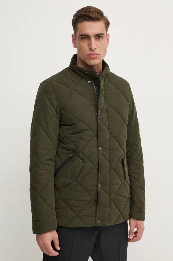 Barbour Jakna Barbour Winter Chelsea Quilted Jacket moška, rjava barva, MQU1686