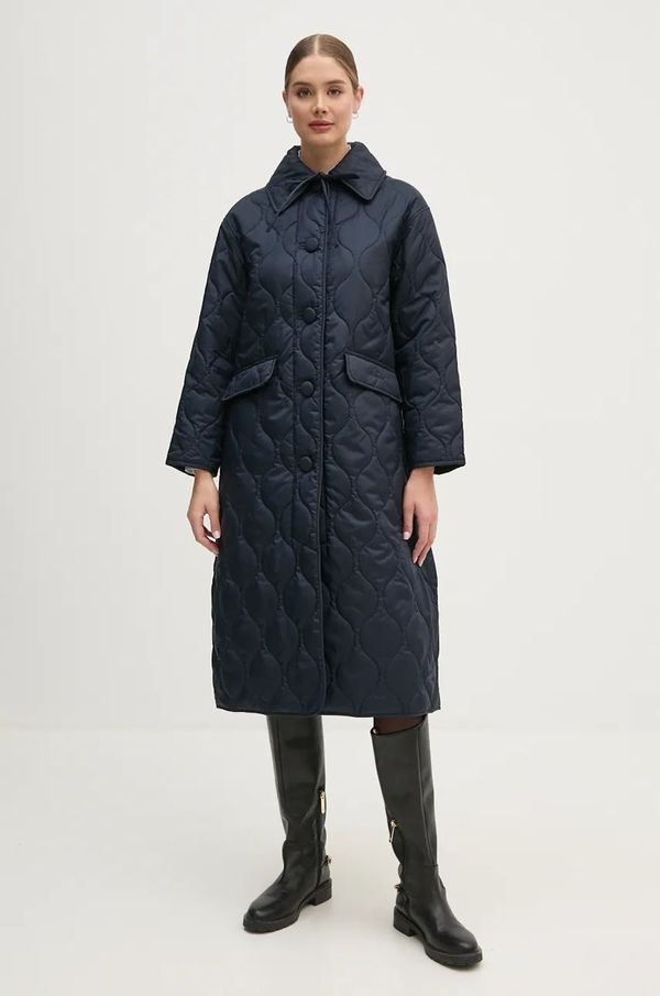 Barbour Jakna Barbour X Alexa Amy Quilted Jacket ženska, mornarsko modra barva, LQU1791