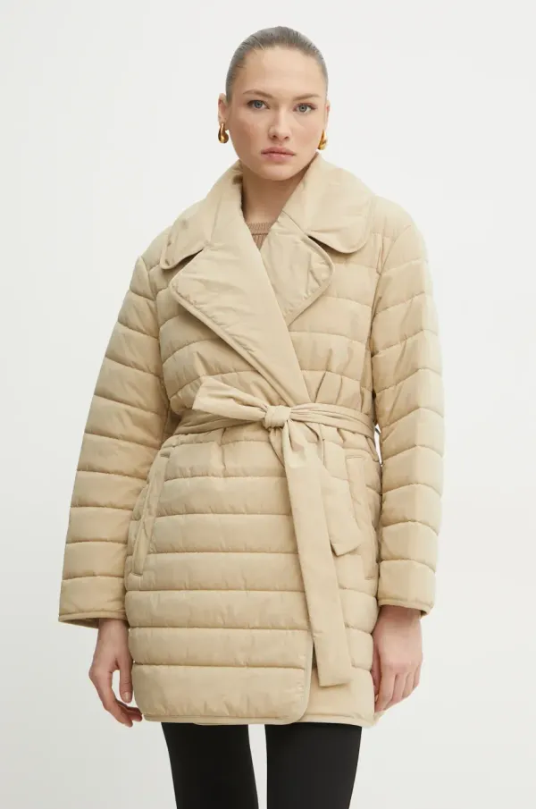 BOSS Jakna BOSS bež barva, 50535340