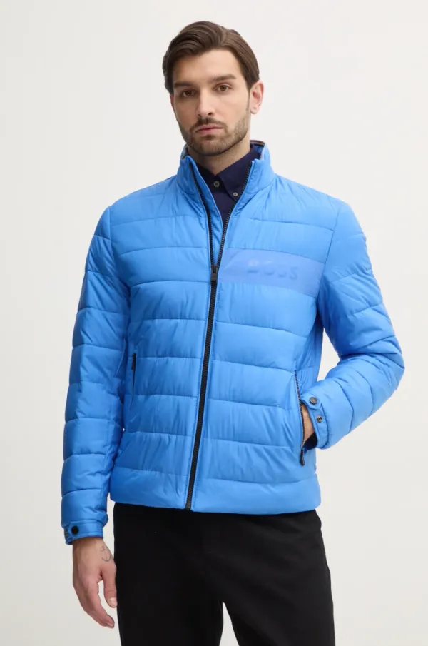 BOSS Jakna BOSS moška, vijolična barva, 50519237