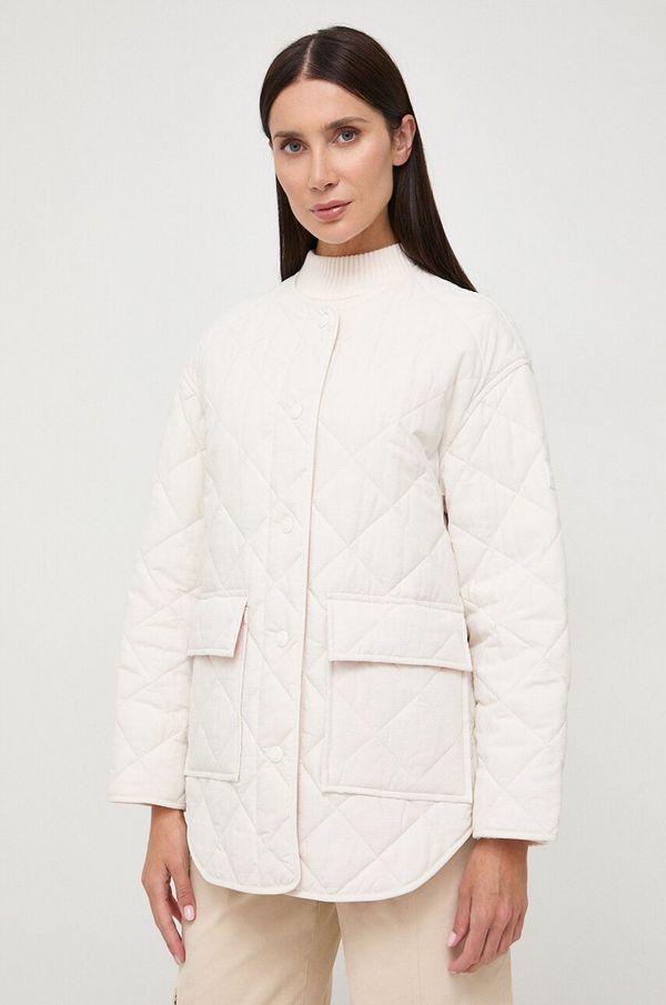 BOSS Orange Jakna Boss Orange ženska, bež barva