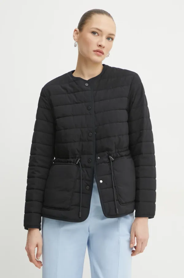 BOSS Jakna BOSS ženska, črna barva, 50531125