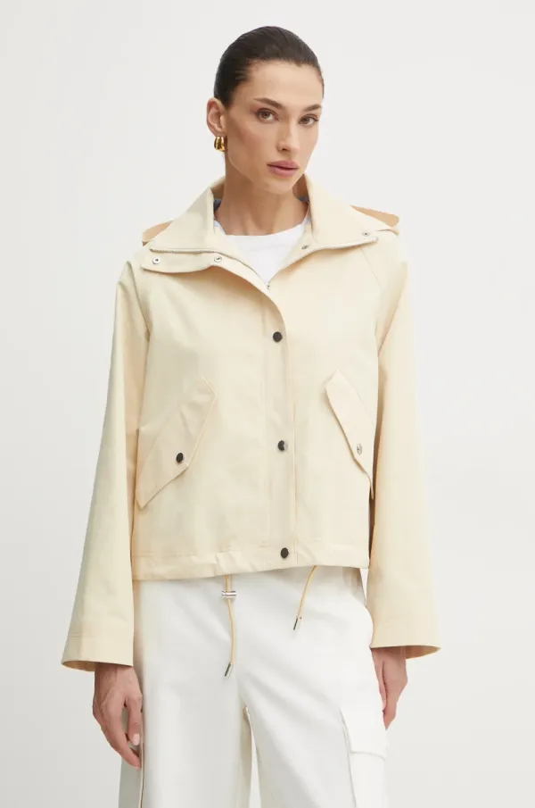 BOSS Jakna BOSS ženska, rumena barva, 50531879