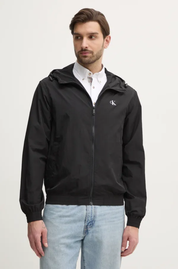 Calvin Klein Jeans Jakna Calvin Klein Jeans moška, črna barva, J30J327254