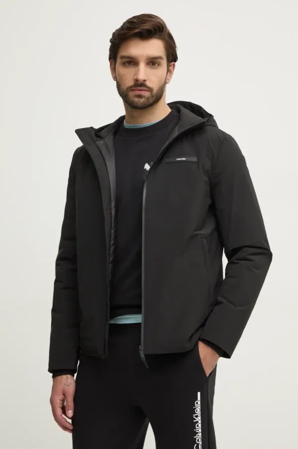 Calvin Klein Jakna Calvin Klein moška, črna barva, K10K113900