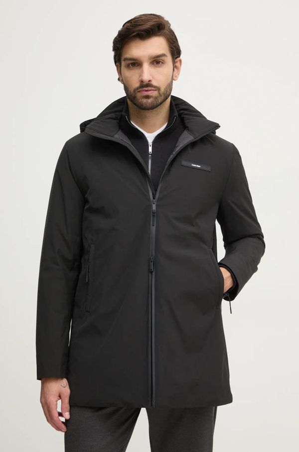Calvin Klein Jakna Calvin Klein moška, črna barva, K10K114334