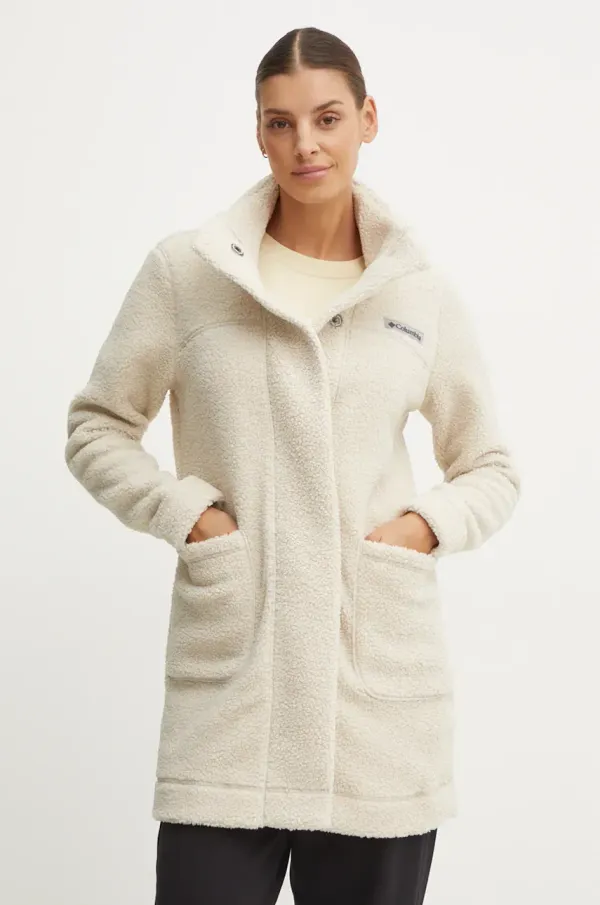 Columbia Jakna Columbia ženska, bež barva