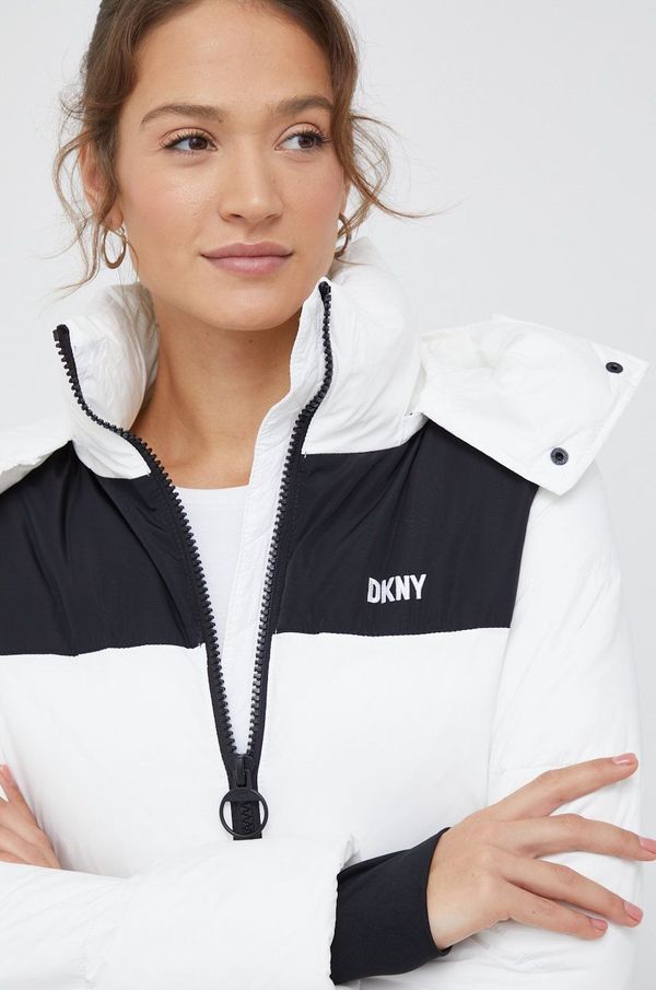 DKNY Jakna Dkny ženska, bela barva,