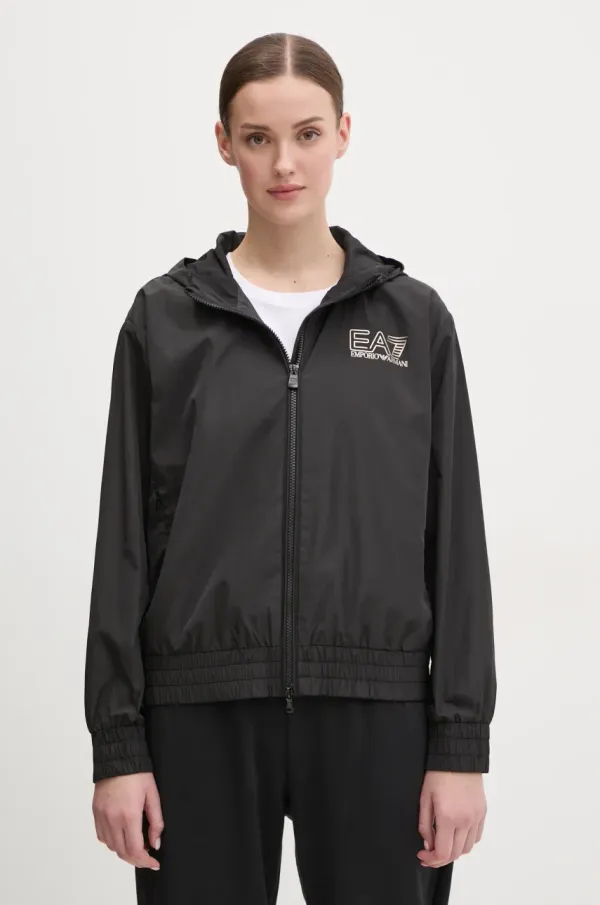 EA7 Emporio Armani Jakna EA7 Emporio Armani črna barva, AF12454.7W000113