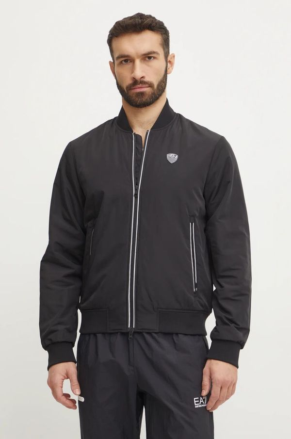 EA7 Emporio Armani Jakna EA7 Emporio Armani moška, črna barva, PN7LZ.8NPB12