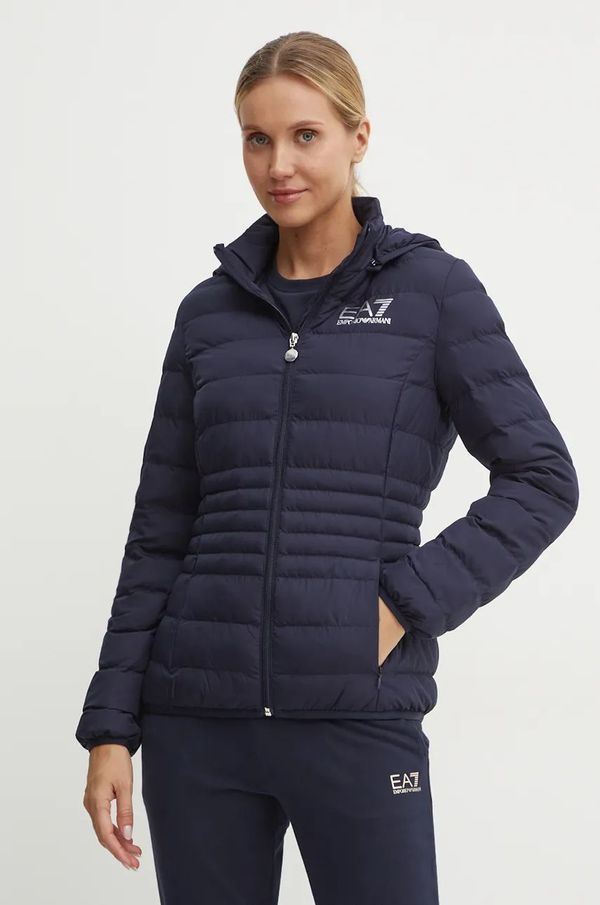 EA7 Emporio Armani Jakna EA7 Emporio Armani ženska, mornarsko modra barva, TNF8Z.8NTB23