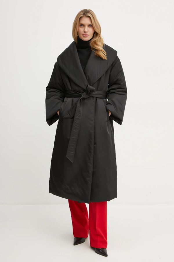 Elisabetta Franchi Jakna Elisabetta Franchi ženska, črna barva, PI78H46E2