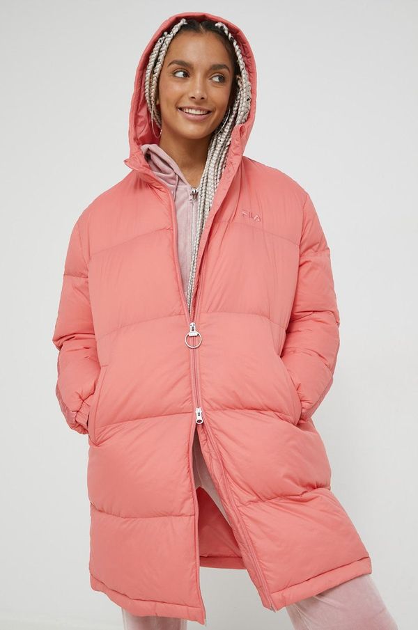 Fila Jakna Fila ženska, oranžna barva,