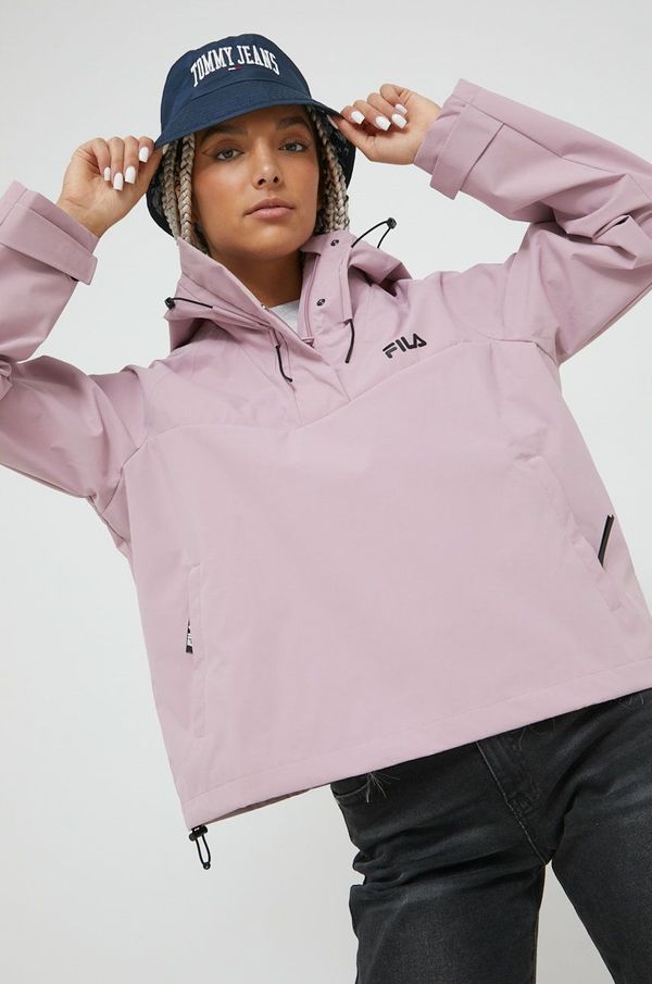 Fila Jakna Fila ženska, roza barva
