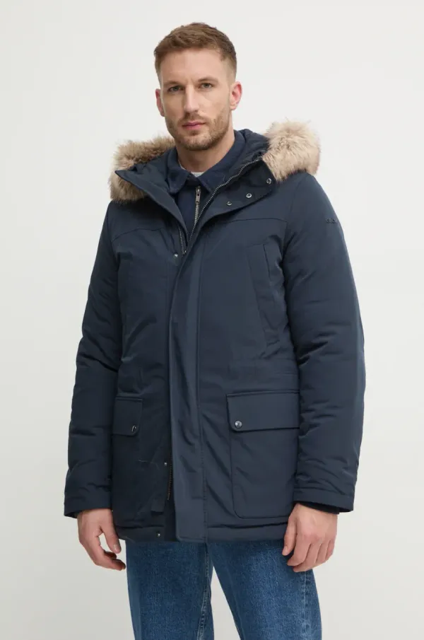 Geox Jakna Geox moška, mornarsko modra barva, M4628F-T3148-F1624