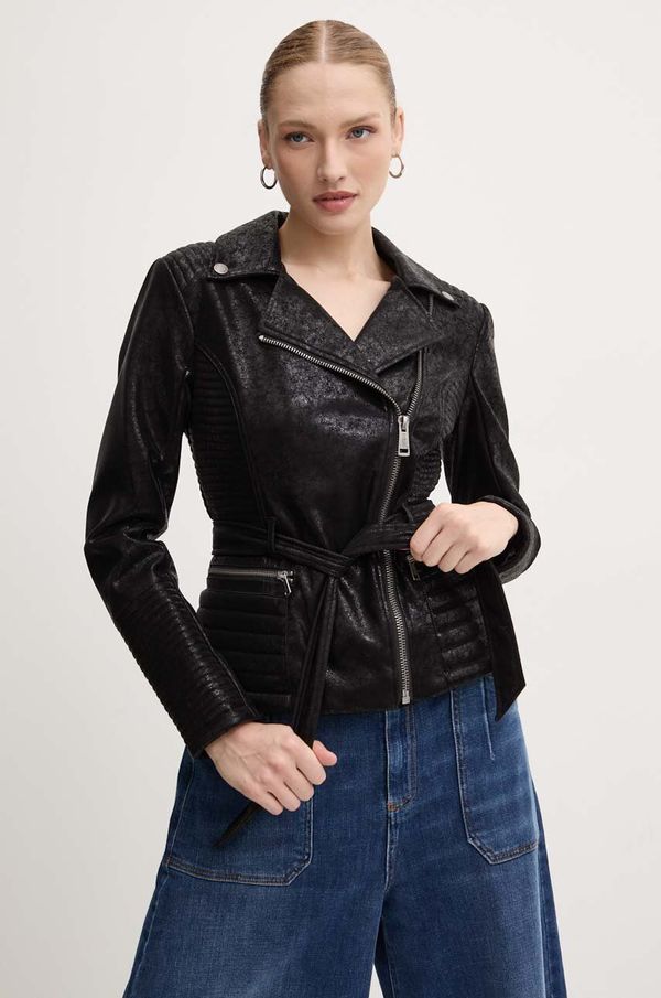 Guess Jakna Guess AGNES ženska, črna barva, W4YL10 WGAF0