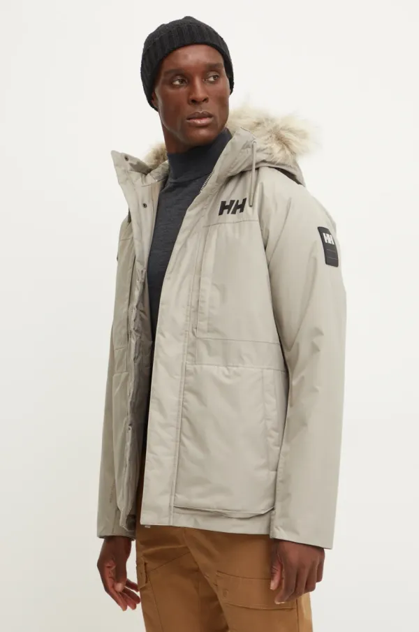 Helly Hansen Jakna Helly Hansen moška, bež barva