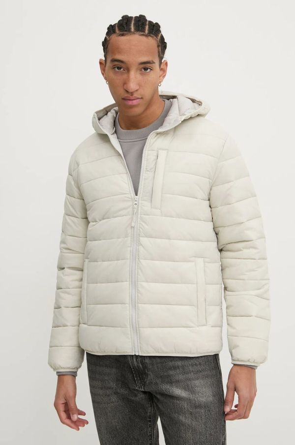 Hollister Co. Jakna Hollister Co. moška, bež barva, KI332-4067