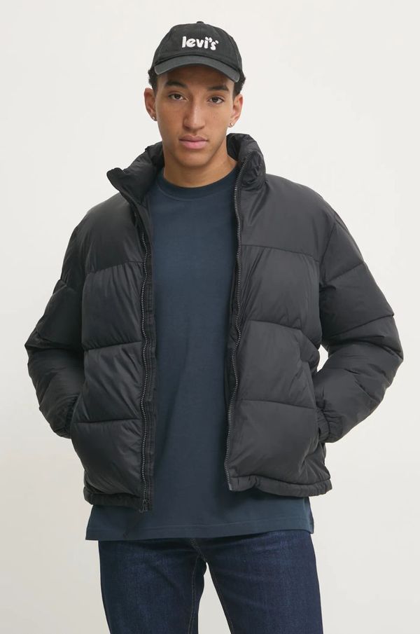 Hollister Co. Jakna Hollister Co. moška, črna barva, KI332-4071