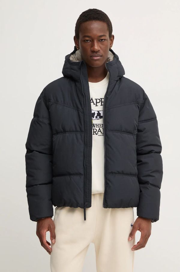 Hollister Co. Jakna Hollister Co. moška, črna barva, KI332-4123