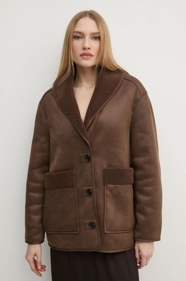 Hoss Intropia Jakna Hoss Intropia ženska, rjava barva, 5458312