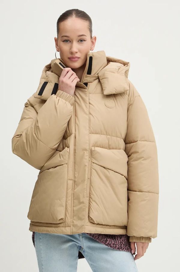 Hugo Blue Jakna Hugo Blue ženska, bež barva, 50522288