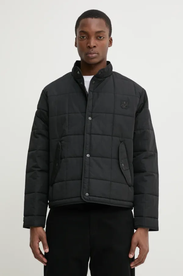 HUGO Jakna HUGO moška, črna barva, 50530755