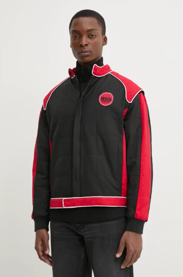 HUGO Jakna HUGO moška, črna barva, 50531029