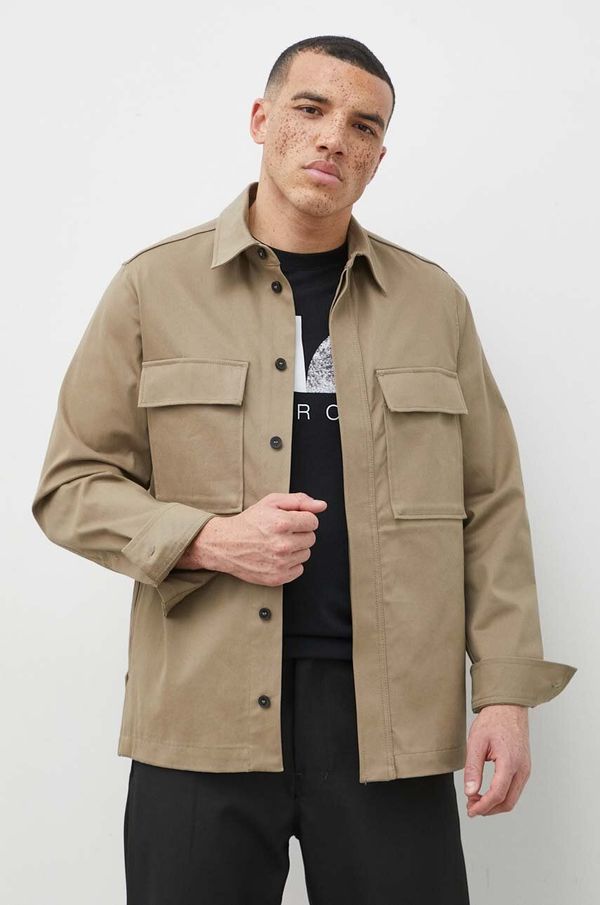 IRO Jakna IRO moška, zelena barva