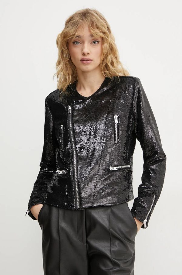 IRO Jakna IRO ženska, črna barva, WM07LUZIA