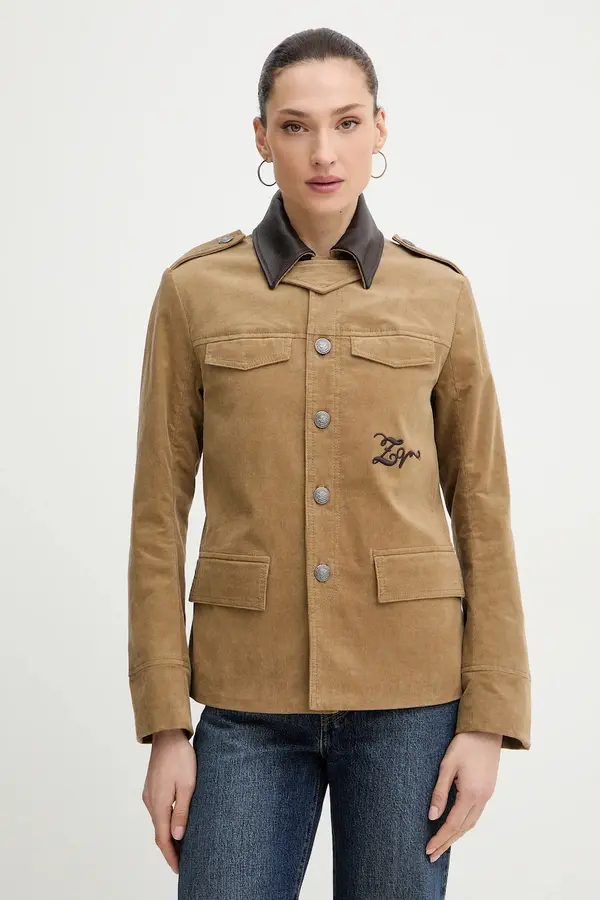 Zadig&Voltaire Jakna iz rebrastega žameta ZADIG&VOLTAIRE