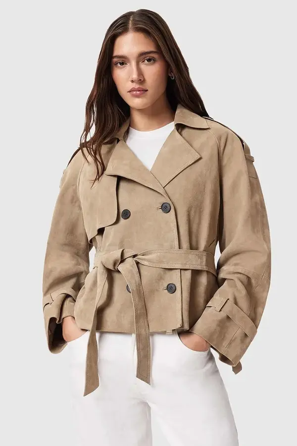 AllSaints Jakna iz semiša AllSaints REED