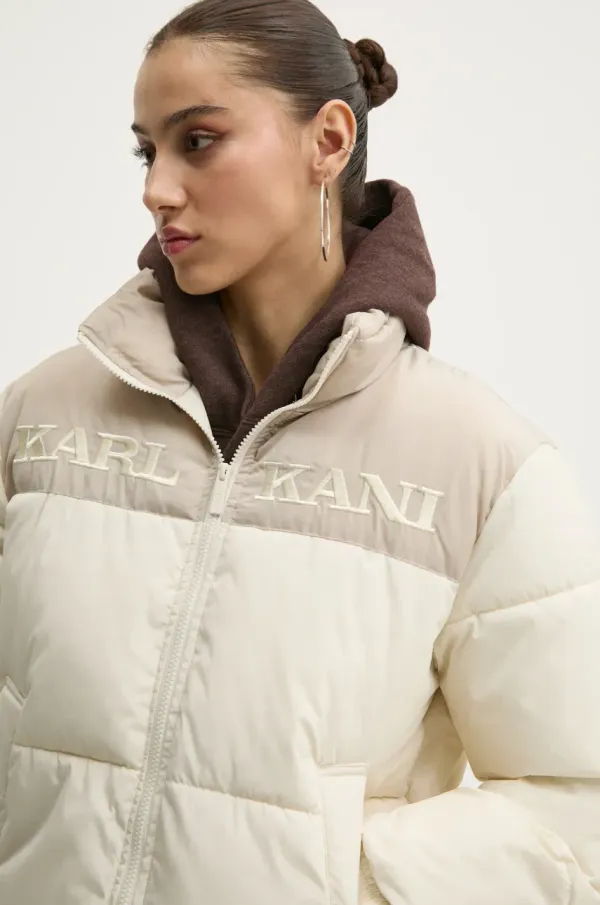 Karl Kani Jakna Karl Kani ženska, bež barva, 61760016