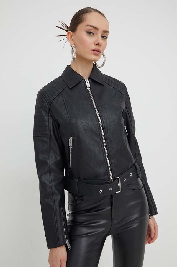 Karl Lagerfeld Jeans Jakna Karl Lagerfeld Jeans ženska, črna barva