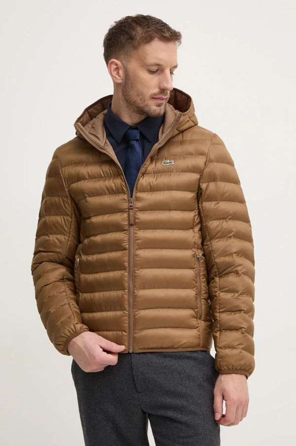 Lacoste Jakna Lacoste moška, rjava barva, BH2909
