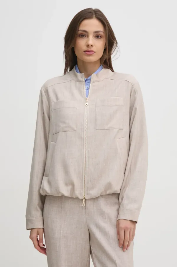 Mos Mosh Jakna Mos Mosh ženska, bež barva, 169220