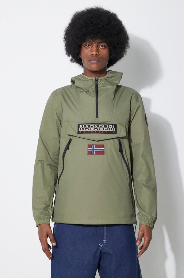 Napapijri Jakna Napapijri Rainforest Wb Pkt V2 moška, zelena barva, NP0A4HX6GAE1