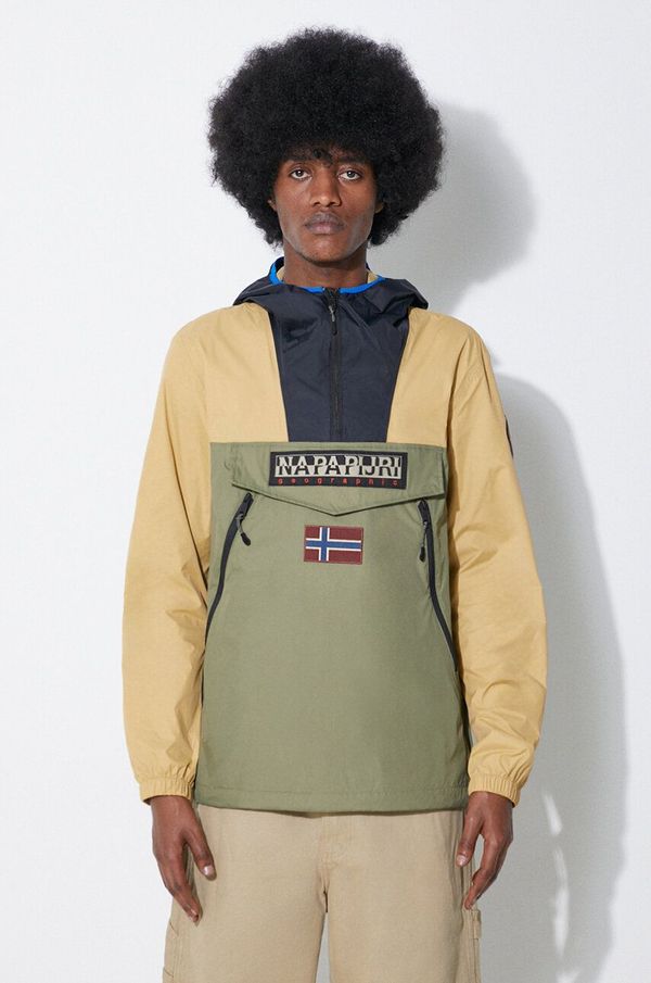 Napapijri Jakna Napapijri Rainforest Wb Pkt V2 moška, zelena barva, NP0A4HX6MF71