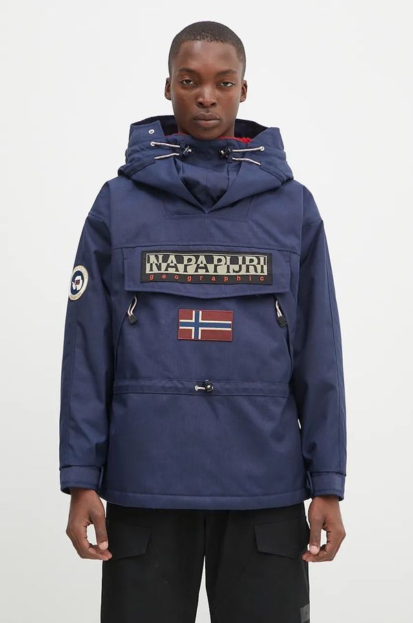 Napapijri Jakna Napapijri Skidoo 1990 moška, mornarsko modra barva, NP0A4IK5B2Q1