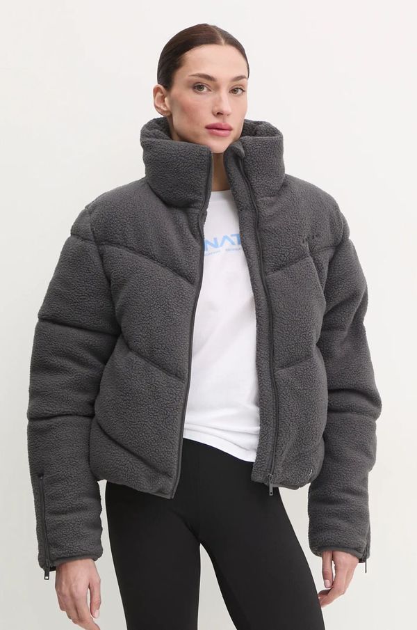 P.E Nation Jakna P.E Nation Fortune ženska, siva barva, 243J167