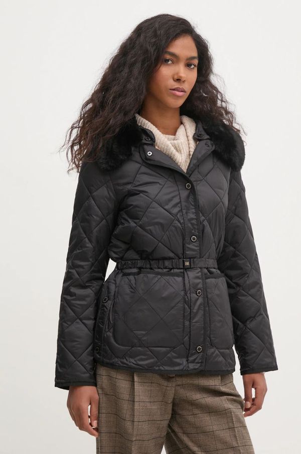 Pedro del Hierro Jakna Pedro del Hierro ženska, črna barva, 8578550