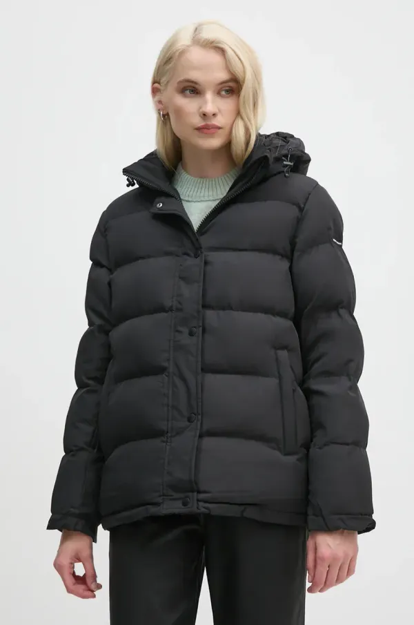 Pepe Jeans Jakna Pepe Jeans BIBI SHORT ženska, črna barva, PL402438