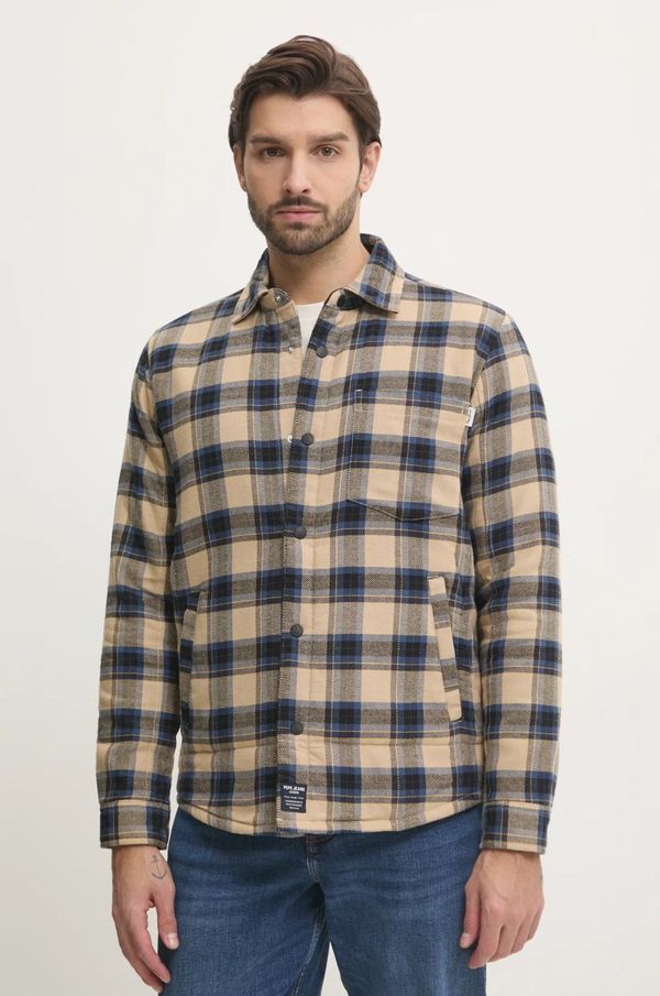 Pepe Jeans Jakna Pepe Jeans STEEVE moška, bež barva, PM308810