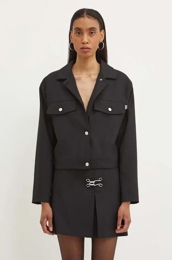 Moschino Jeans Jakna s primesjo volne Moschino Jeans