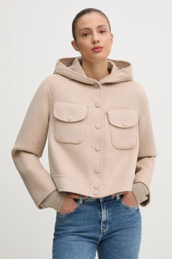 Pedro del Hierro Jakna s primesjo volne Pedro del Hierro bež barva, 6758300