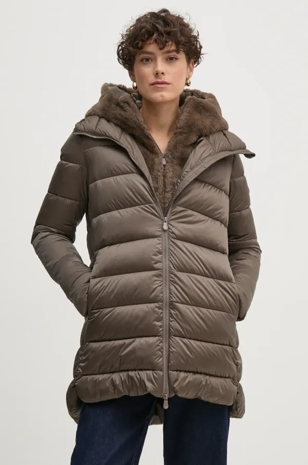 Save The Duck Jakna Save The Duck MATILDA ženska, zelena barva, D40280W.JADE19