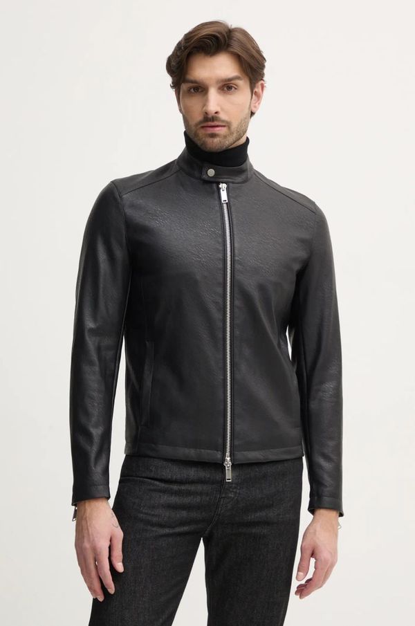 Sisley Jakna Sisley moška, črna barva, 21DYSN03P