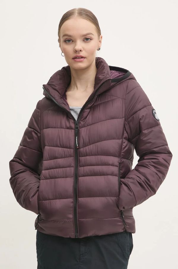 Superdry Jakna Superdry ženska, vijolična barva, W5011724A-C4J