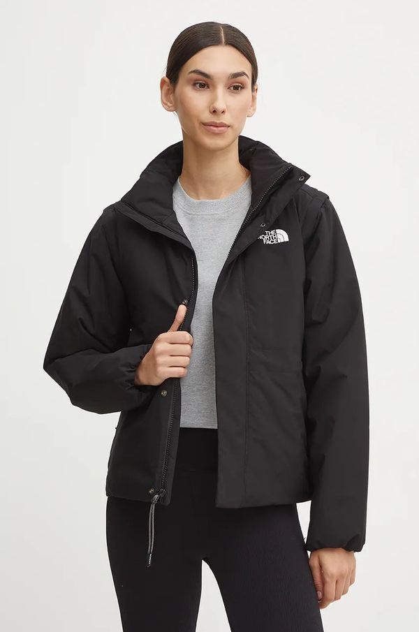 The North Face Jakna The North Face Padded 2 in 1 Conv Jacket ženska, črna barva, NF0A89GXJK31